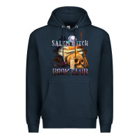 Navy Salem Witch Book Club Premium Hoodie - texasbilliewilder