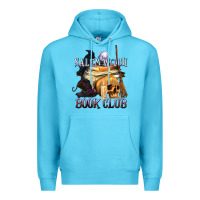 Ocean Blue Salem Witch Book Club Premium Hoodie - texasbilliewilder