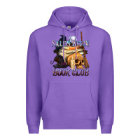 Purple Salem Witch Book Club Premium Hoodie - texasbilliewilder
