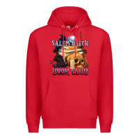 Red Salem Witch Book Club Premium Hoodie - texasbilliewilder