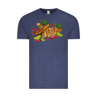 Vintage Denim mexican elote corn sombrero lime and  cactus Vintage Tee - AdoDesignShop