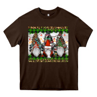 Chocolate Brown gnomes Christmas Heavy Core Tee - RanaPortraitStore