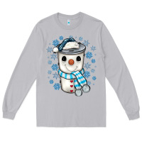 Moon Dust snowman coffee cup Long Sleeve Tee - JahusDesignShop