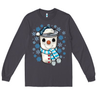 Smoke snowman coffee cup Long Sleeve Tee - JahusDesignShop