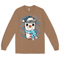 Toasted Coconut snowman coffee cup Long Sleeve Tee - JahusDesignShop