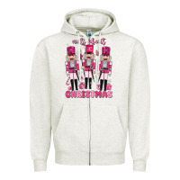 Oatmeal Heather nuts about  christmas Zipper Hoodie - MaliasSmallBusiness