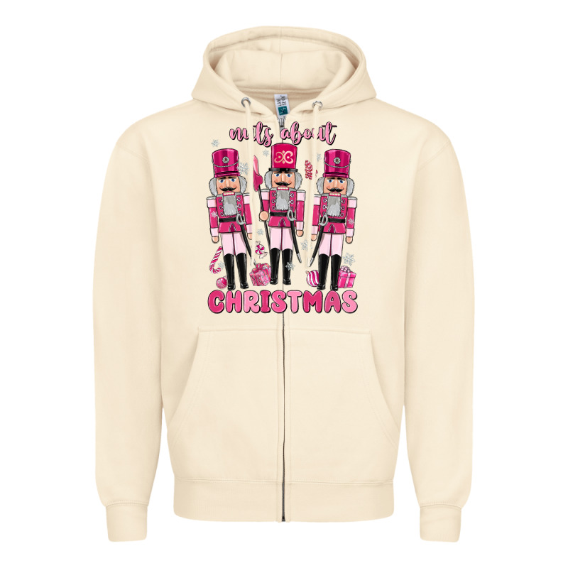Nuts About  Christmas Zipper Hoodie by MaliasSmallBusiness | Teevron