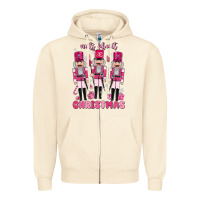 Sandshell nuts about  christmas Zipper Hoodie - MaliasSmallBusiness