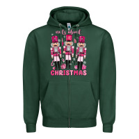 Sports Green nuts about  christmas Zipper Hoodie - MaliasSmallBusiness