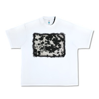 White cowhide background Urban Heavy Tee - AdoDesignShop