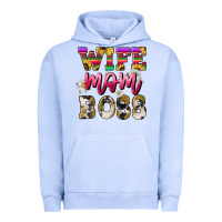 Pigment Grape Ice Wife mom boss daisy Mother's Day Urban Hoodie - HowdyJamesFarm