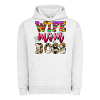 Pigment Lunar Rock Wife mom boss daisy Mother's Day Urban Hoodie - HowdyJamesFarm