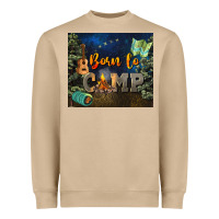 Mushroom born to camp Heavyweight Sweatshirt - NancyCooperArtShop
