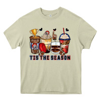 Tis' The Season American Football Coffee Cups Heavy Core Tee | Teevron