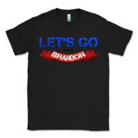 Black Let's Go Brandon Classic Tee - Jasminsmagicworld