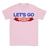 Bubblegum Pink Let's Go Brandon Classic Tee - Jasminsmagicworld
