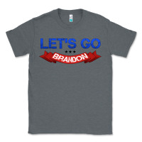 Charcoal Heather Let's Go Brandon Classic Tee - Jasminsmagicworld