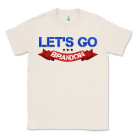 Natural Let's Go Brandon Classic Tee - Jasminsmagicworld