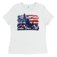 White all gave some some gave all tbw Ladies Tee - texasbilliewilder