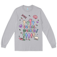 Moon Dust social worker Long Sleeve Tee - MaliasSmallBusiness