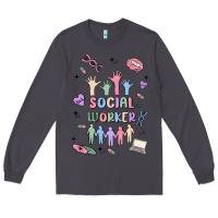 Smoke social worker Long Sleeve Tee - MaliasSmallBusiness