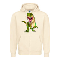 Sandshell T-rex Zipper Hoodie - MaliasSmallBusiness