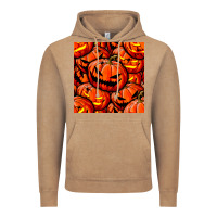 Vintage Coffee halloween pumpkin seamless pattern Vintage Hoodie - BundleAndBundleShop