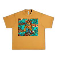 Peanut Butter cowboy boots with turquoise and aztec Urban Heavy Tee - Artiststas