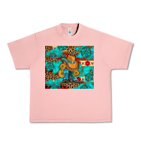 Salmon cowboy boots with turquoise and aztec Urban Heavy Tee - Artiststas