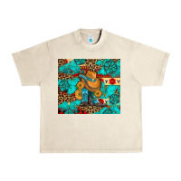 Sandshell cowboy boots with turquoise and aztec Urban Heavy Tee - Artiststas
