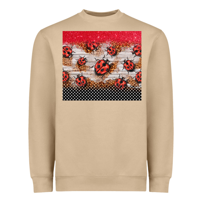 Ladybug Tumbler Heavyweight Sweatshirt by BarkalooDesign | Teevron