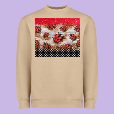 Ladybug Tumbler Heavyweight Sweatshirt Designed By Barkaloodesign