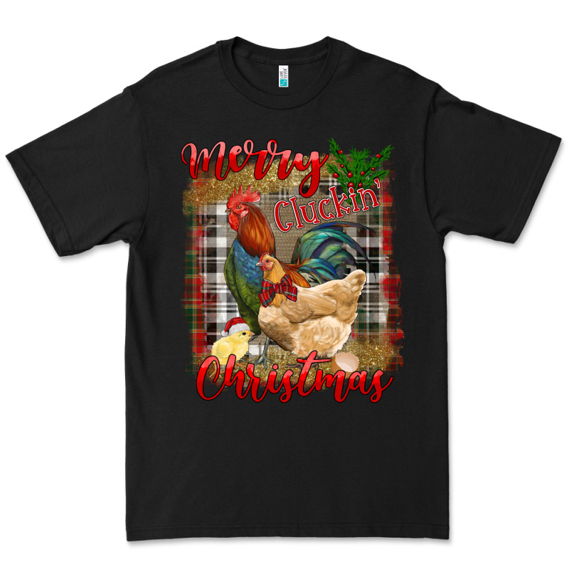Merry Cluckin' Christmas Premium Tee by RanaPortraitStore | Teevron