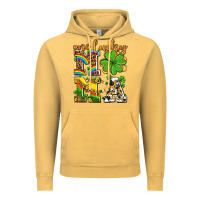 Vintage Mustard one lucky mama Vintage Hoodie - AdoDesignShop