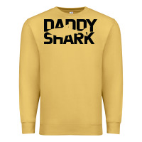 Antique Gold Daddy Shark Premium Sweatshirt - Bettercallsaul