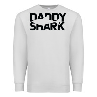 Dove Grey Daddy Shark Premium Sweatshirt - Bettercallsaul