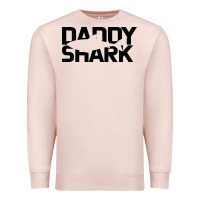 Pale Pink Daddy Shark Premium Sweatshirt - Bettercallsaul