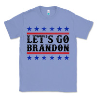 Colony Blue Let's Go Brandon American Flag Classic Tee - Jasminsmagicworld