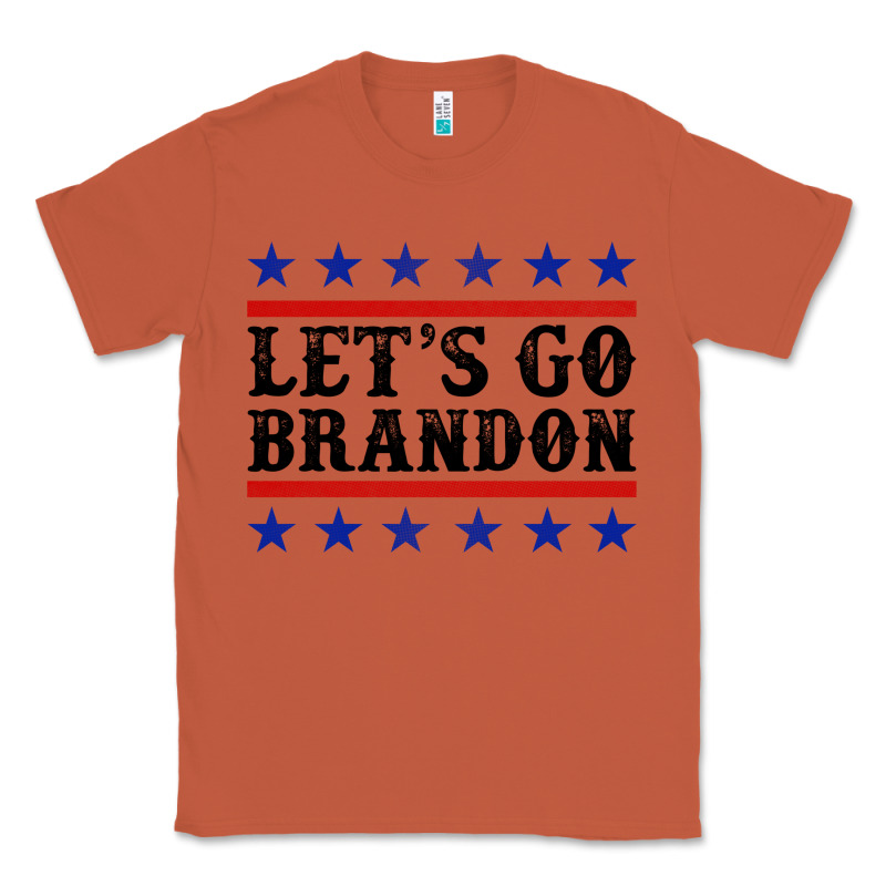 Let's Go Brandon American Flag Classic Tee by Jasminsmagicworld | Teevron