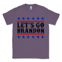 Lavender Let's Go Brandon American Flag Classic Tee - Jasminsmagicworld