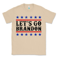 Mushroom Let's Go Brandon American Flag Classic Tee - Jasminsmagicworld
