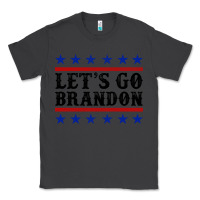 Smoke Let's Go Brandon American Flag Classic Tee - Jasminsmagicworld