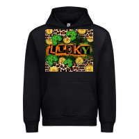 Black St. Patricks Day lucky Urban Hoodie - CowGirlArtShop