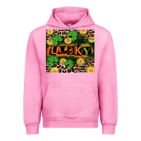 Fuchsia Pink St. Patricks Day lucky Urban Hoodie - CowGirlArtShop