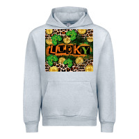 Heather Grey St. Patricks Day lucky Urban Hoodie - CowGirlArtShop