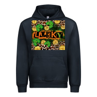 Navy St. Patricks Day lucky Urban Hoodie - CowGirlArtShop