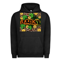 Pigment Black St. Patricks Day lucky Urban Hoodie - CowGirlArtShop