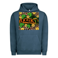 Pigment Midnight Navy St. Patricks Day lucky Urban Hoodie - CowGirlArtShop