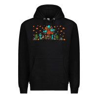 Black thankful turkey Premium Hoodie - JahusDesignShop