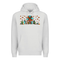 Dove Grey thankful turkey Premium Hoodie - JahusDesignShop
